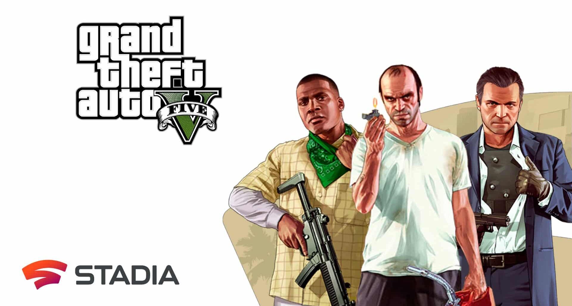 Grand Theft Auto V per Google stadia