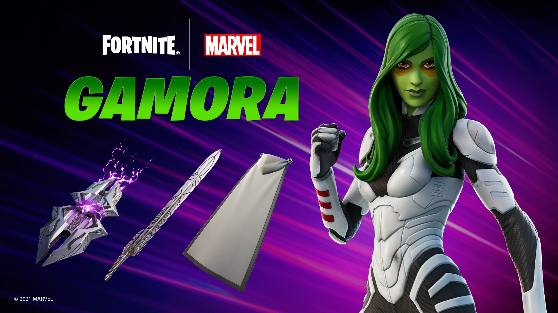 Sking Gamora Fortnite