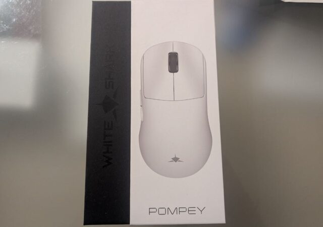 Mouse gaming wireless White Shark POMPEY da 52 grammi