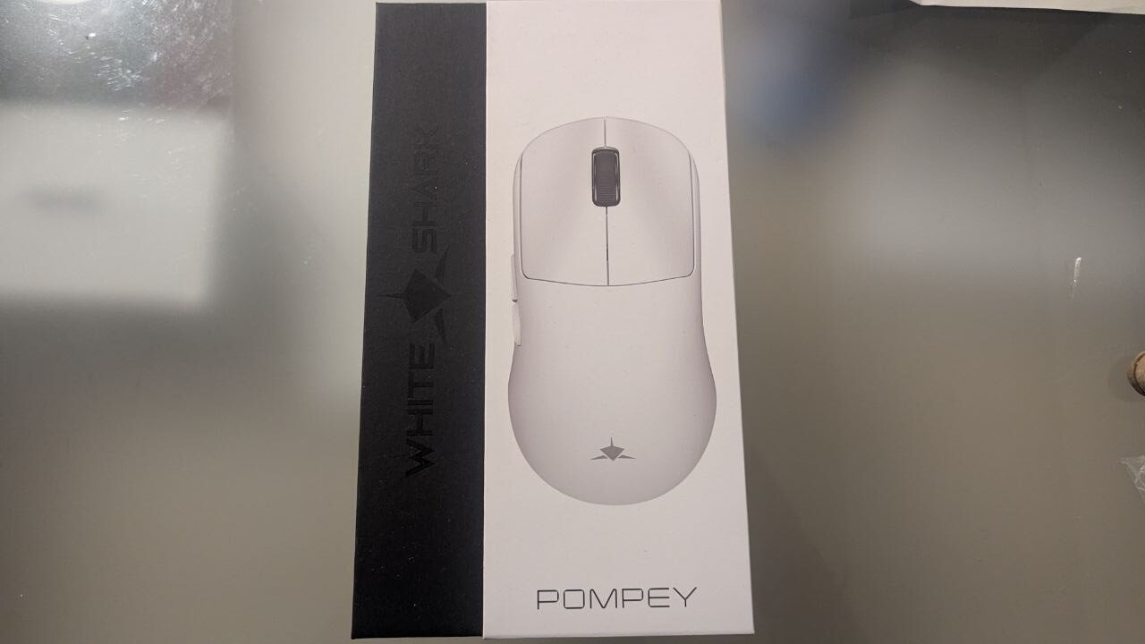Mouse gaming wireless White Shark POMPEY da 52 grammi